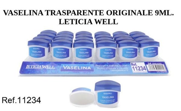 vasellina trasparente originale Leticia Well