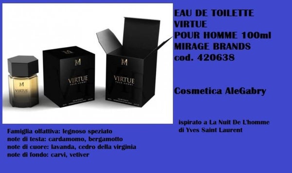 eau de toilette virtue Mirage Brands