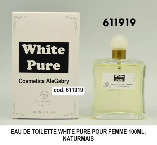 eau de toilette white pure Naturmais