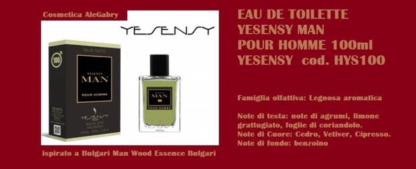 eau de toilette yesensy man Yesensy