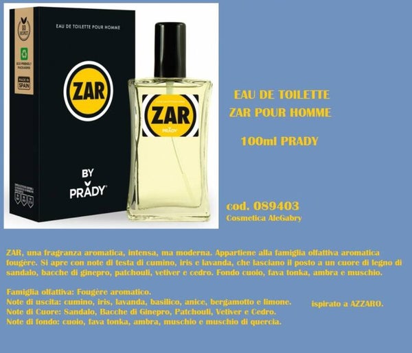 eau de toilette zar Prady
