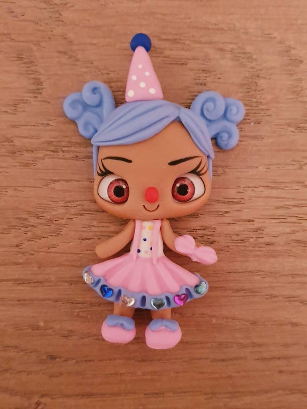 Clowntje met feestmuts