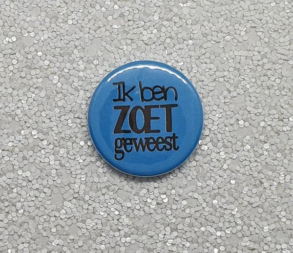 Ik ben zoet geweest blauw