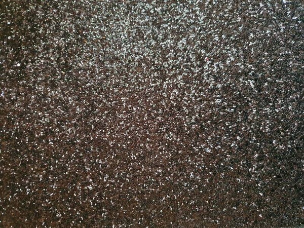 Zwart - Grove glitter