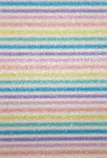 Regenboog streep licht - Grove glitter leer