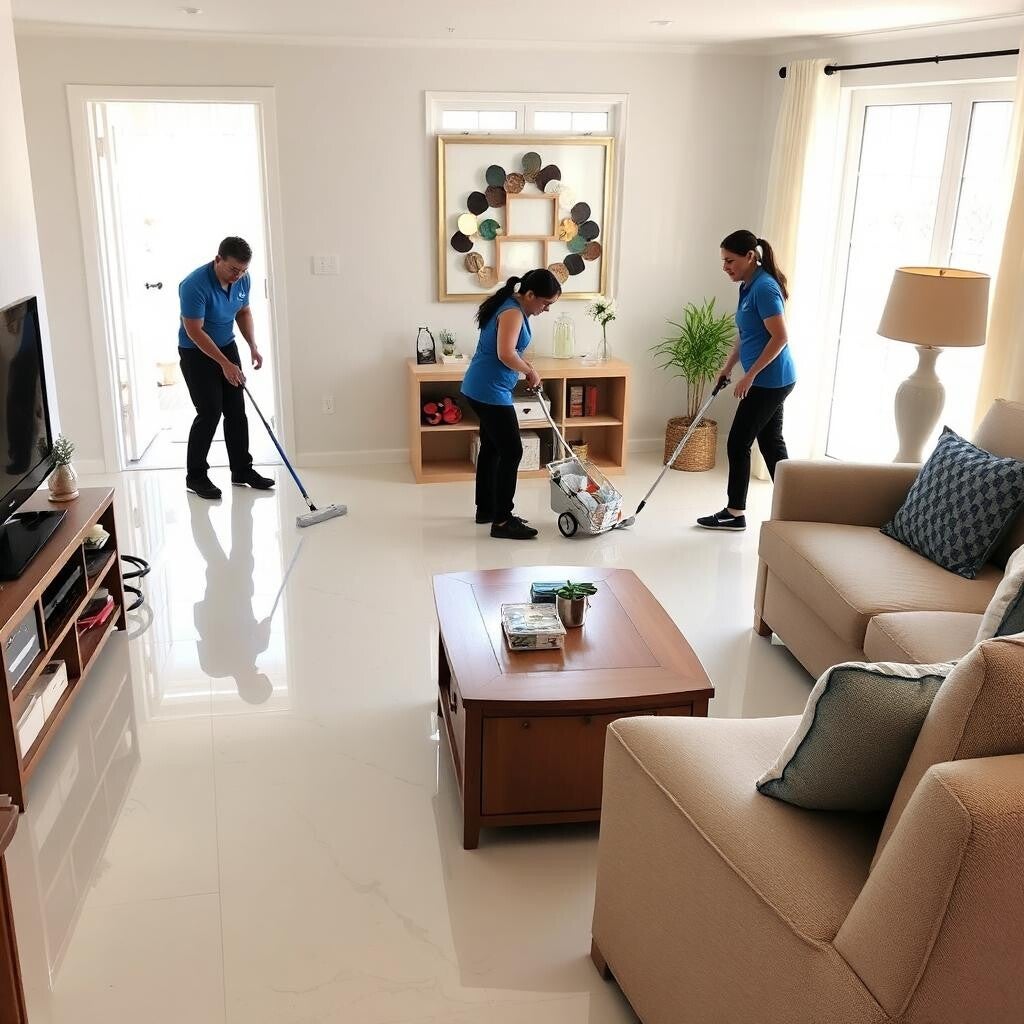 Residential Cleaning Services - One Floor