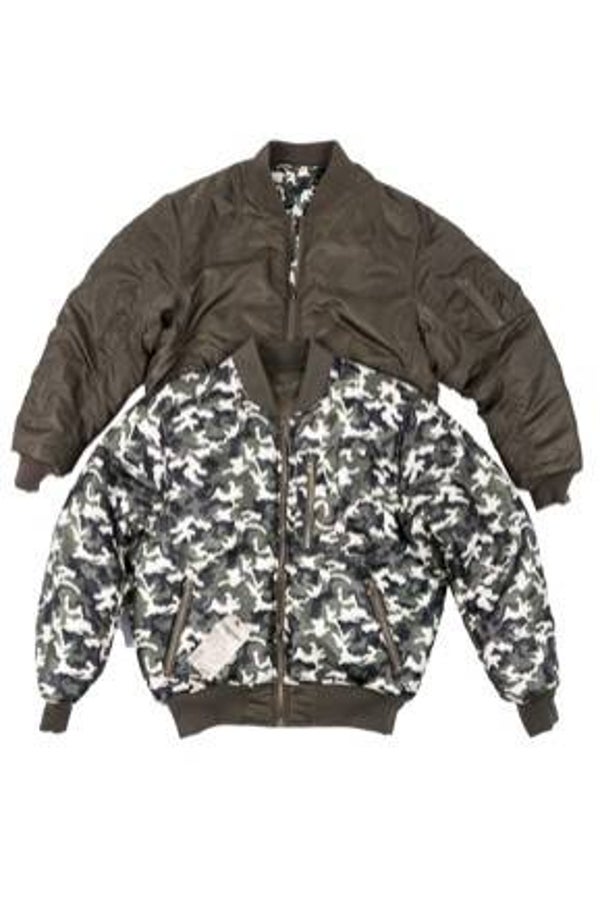 MA-1 Flightjacket Reversible Olive/Camo maat M/L