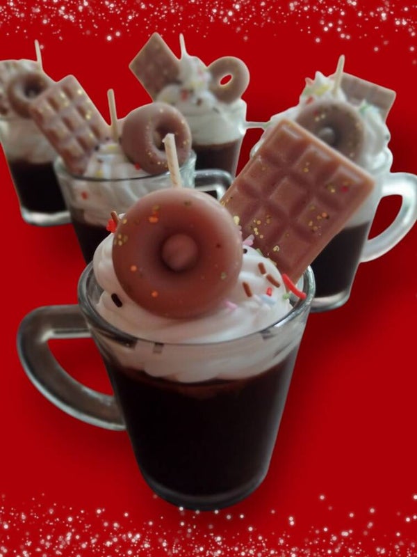 Bougie tasse à café