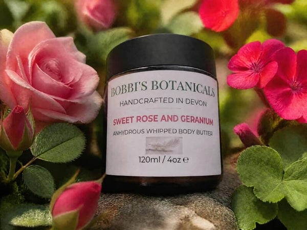 Sweet rose & geranium (Body butter) Mature skin moisturiser