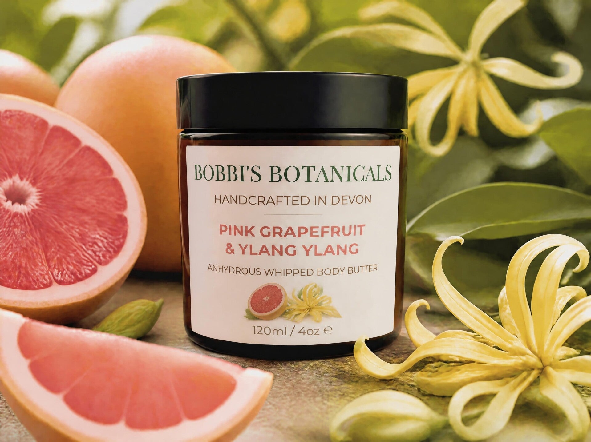 Pink grapefruit & ylang ylang (Body butter) Morning Wake-up mousse