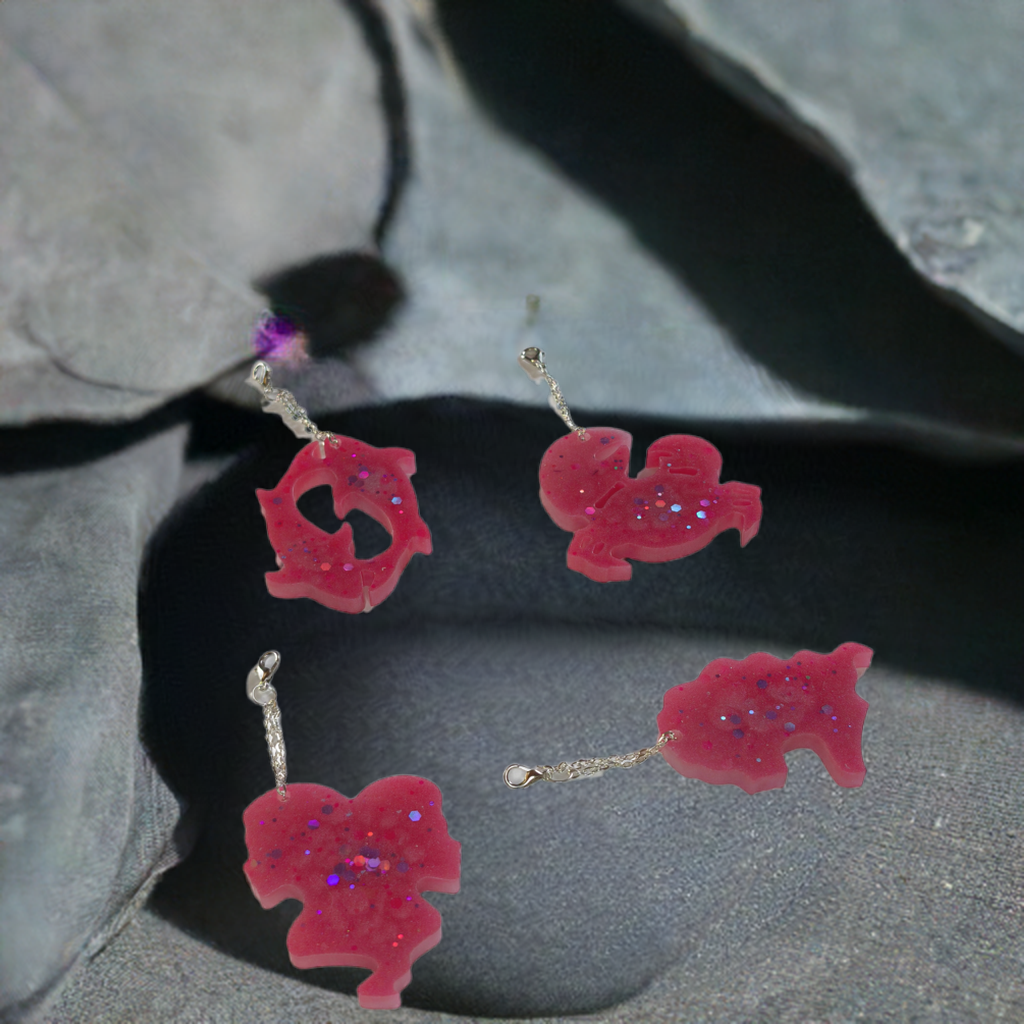 Epoxidharz Sternzeichen Anhänger