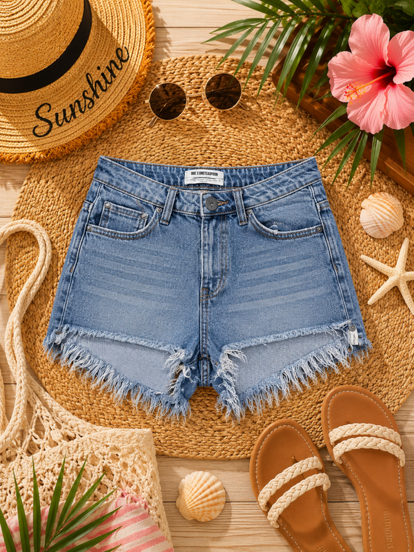 One tea spoon denim shorts Size 24