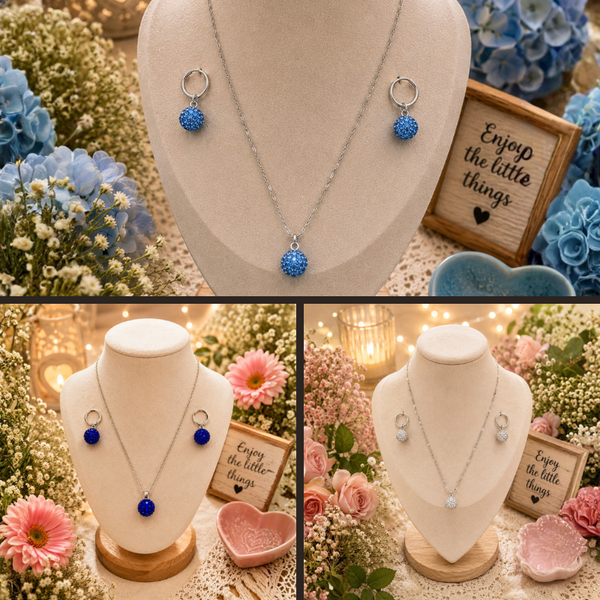 Sterling Silver necklace set