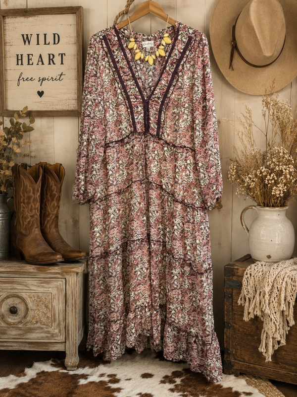 Boho Wonderly maxi dress Size XL