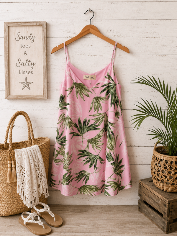 Peach Love kokomo sun dress Size Medium