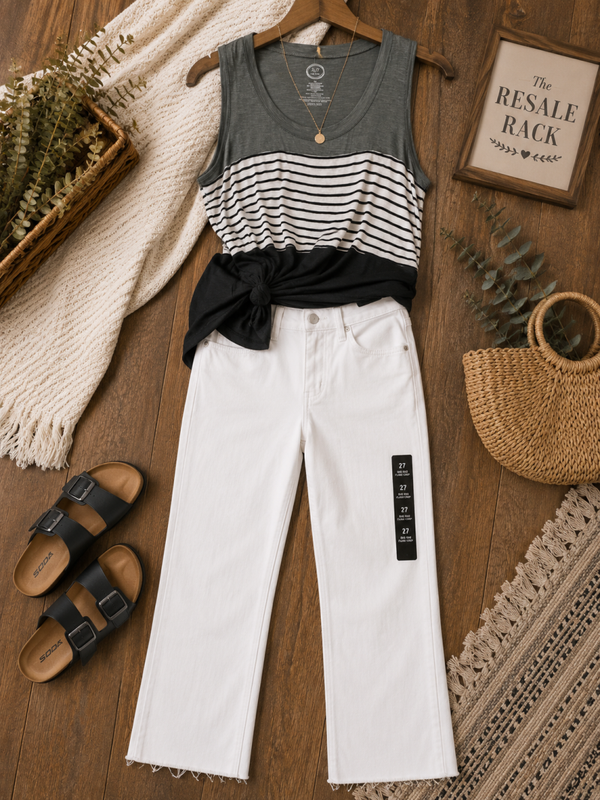 J. Crew white jeans Size 27