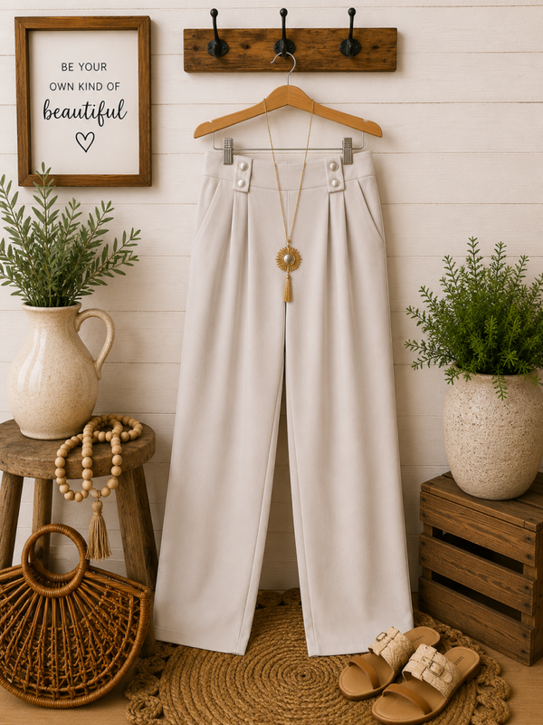 SOHO relaxed grey dress pants Size Large