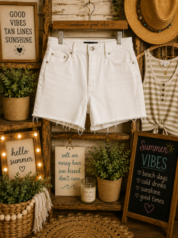 Gap White shorts Size 4