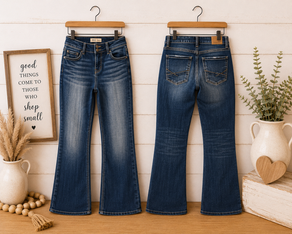 BKE Taylor mid-rise tailored boot cut jeans Size 28 x 35.5