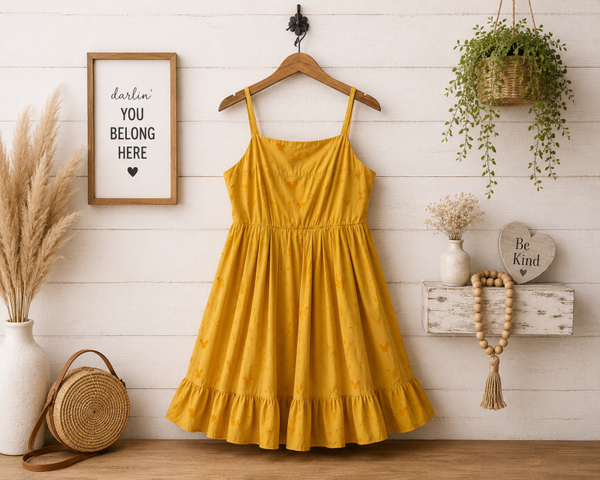 Disney mustard color dress Size 1X