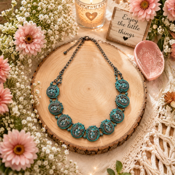 Two tone style necklace