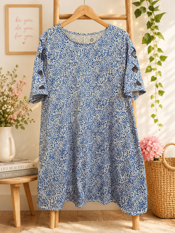Blue Ruby Rd. Tee shirt dress Size Large