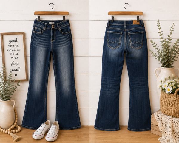 BKE Stella mid-rise boot cut jeans Size 28 x 35.5