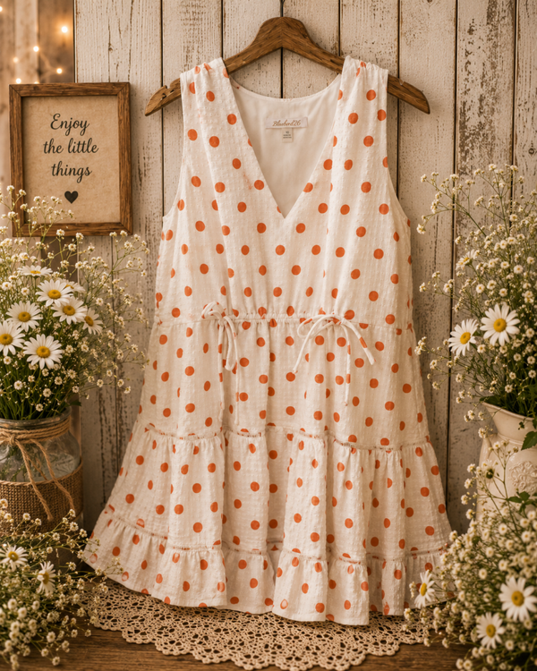 Blue bird 26 polka dot dress Size 10