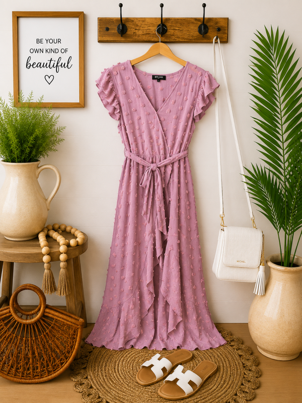 BTFBM purple maxi dress Size XL
