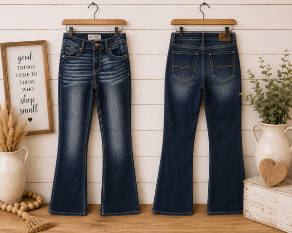 BKE mid-rise tailored boot cut jeans Size 27 x 35.5