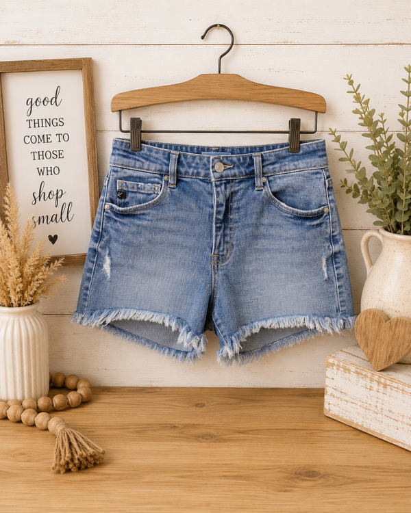 Kancan Rag bottom denim shorts Size 7/27