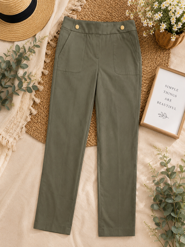 Loft green dress pants Marisa Size 10