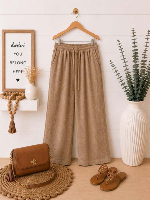Brown cotton dress pants Size Medium