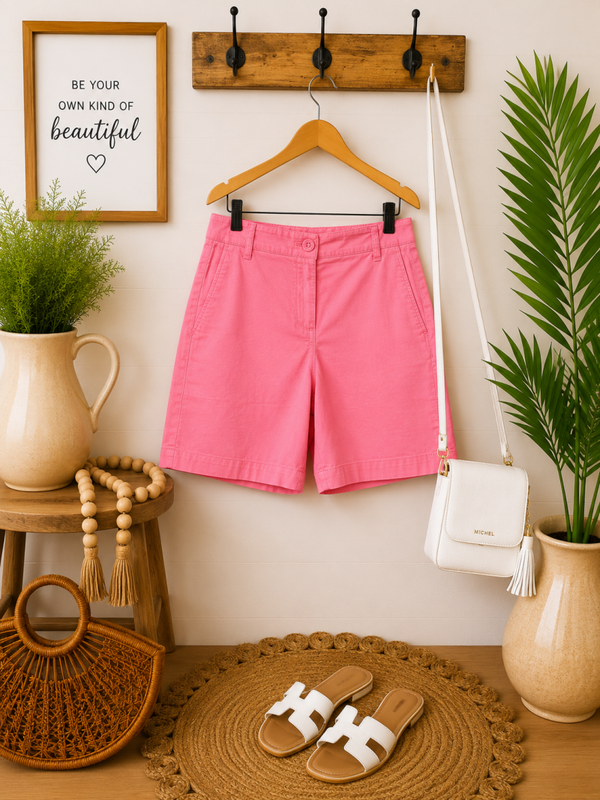 Nautica pink dress shorts Size 6