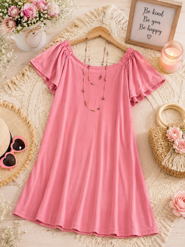 Pink swing dress Size XL