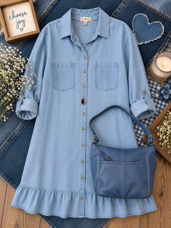 Wonderly denim dress Size XL