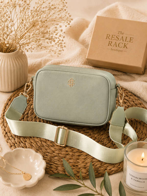 Crossbody green purse