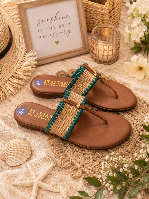Italian Shoe Makers Sandals Size 8.5