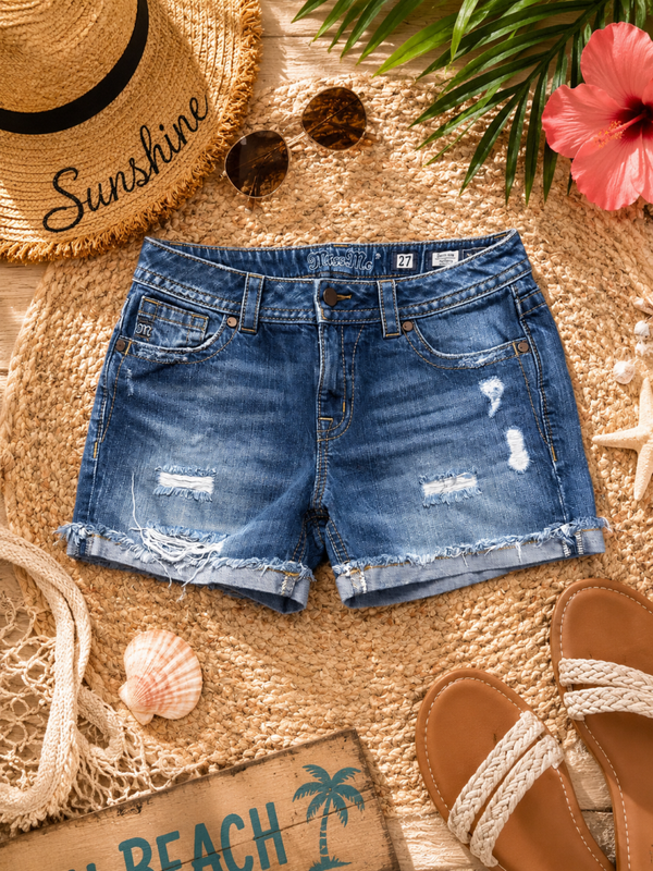 Miss Me distressed shorts Size 27