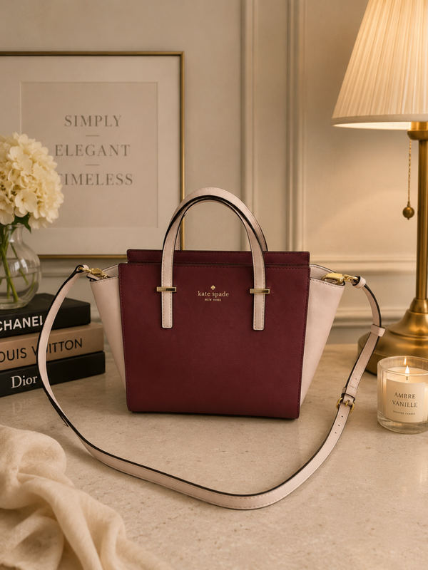 Kate Spade burgundy purse