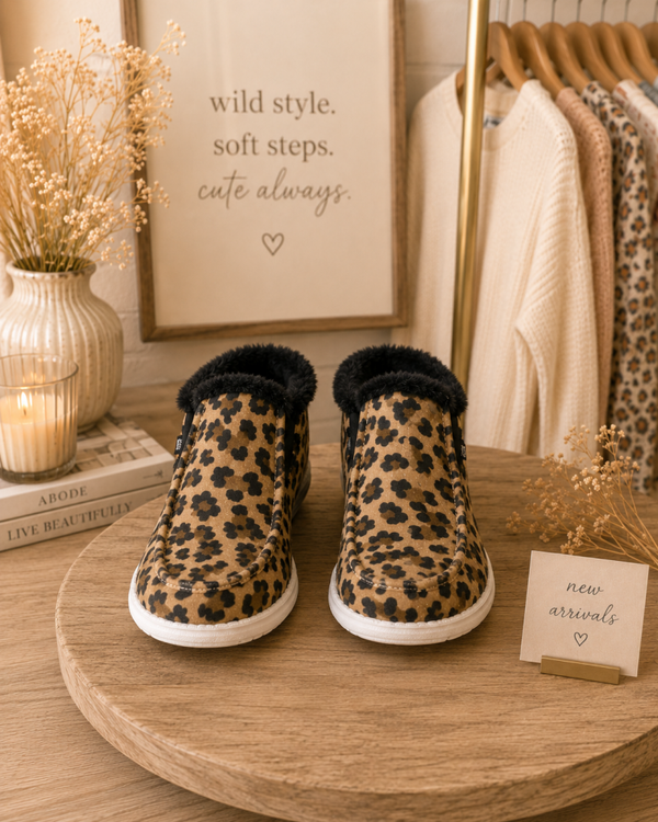Ocean & coast leopard booties size 9.5