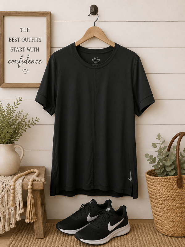 Nike Black Dri-fit shirt Size Large