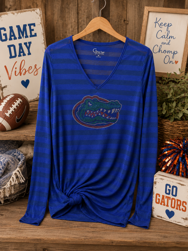 Gator burn out tee long sleeve Size Medium