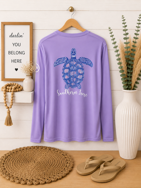 Southern Lure purple dri-fit shirt Size XL
