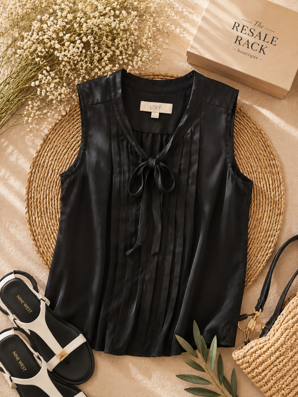 Loft black ladies top Size Medium
