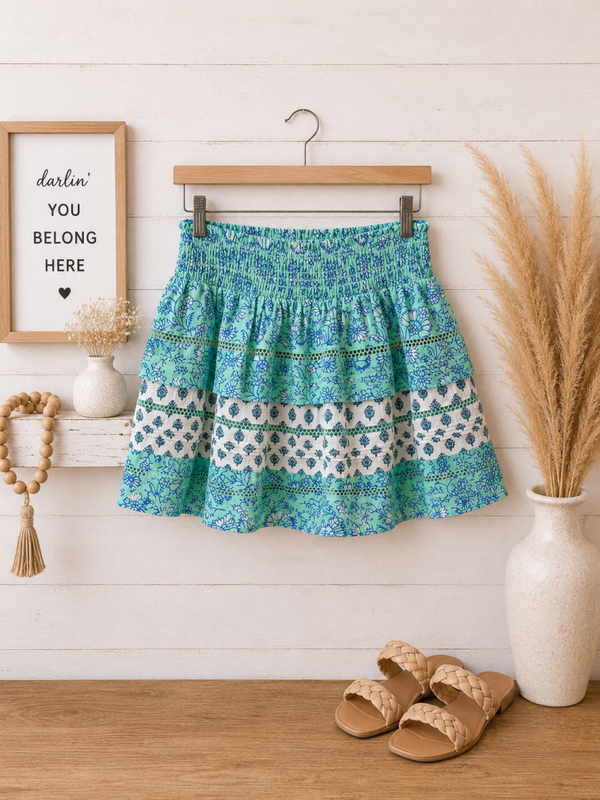Roller Rabbit ruffled mini skirt Size Medium