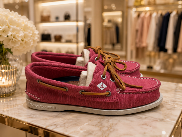 Sperry 2-Eye Baja Red Size M-7 W-9