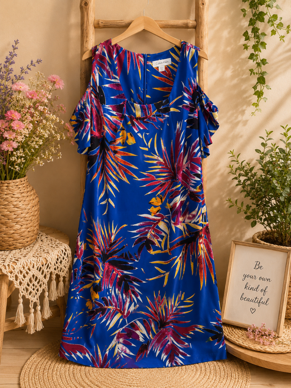 Calvin Klein cold shoulder dress Size 10
