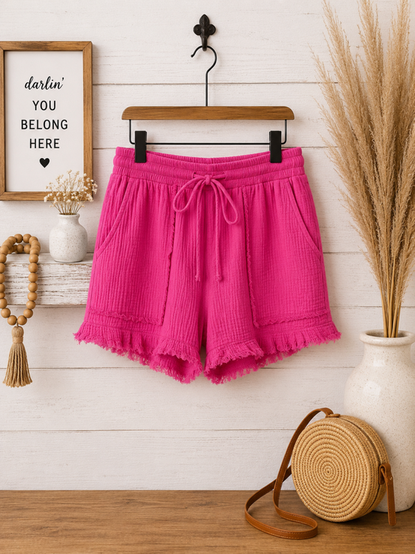 EE:Some Pink cotton shorts Size Medium