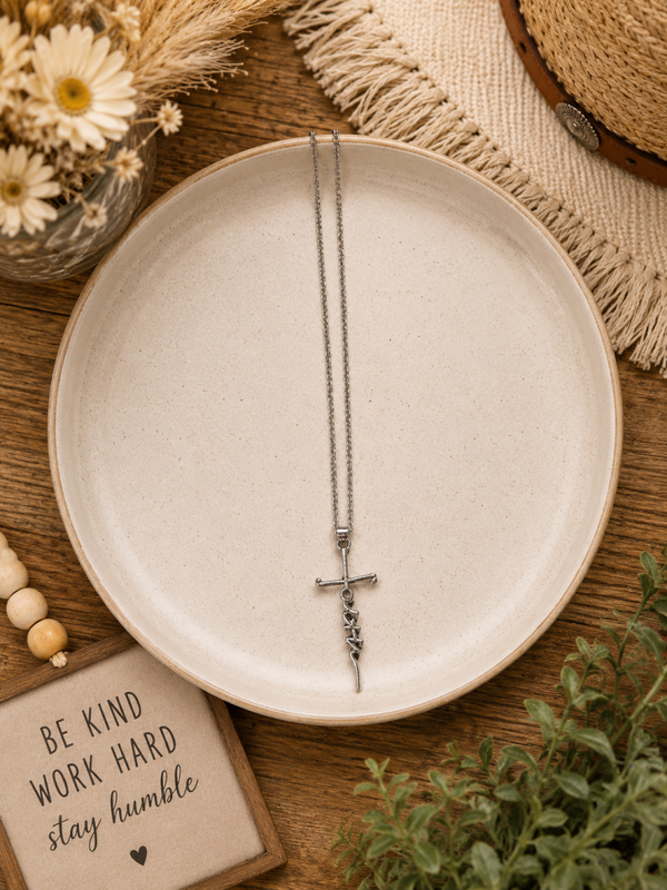 Faith cross necklace